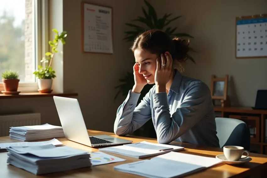 person planning finances carefully for a major upcoming life change